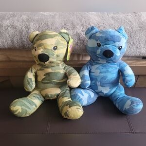 CAMOUFLAGE Stuffed Teddy Bear Set